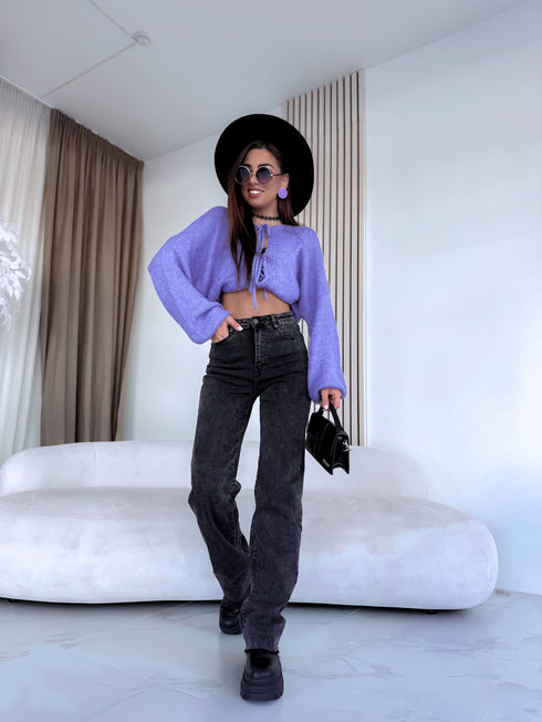 "SUPER STRETCH" džinsa bikses T6301-2 - TUMŠI PELĒKAS